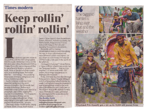 Keep Rollin Times Article